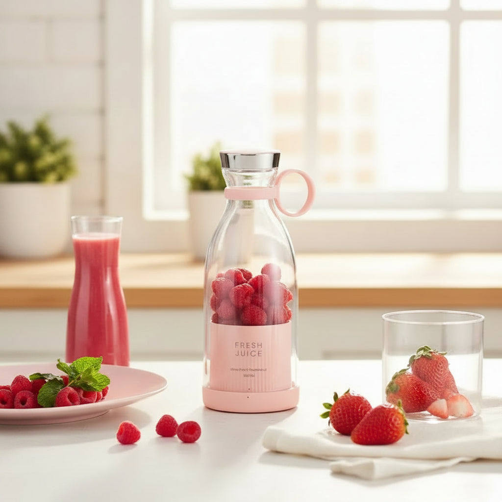 ⚡ Electric Mini Juicer Bottle | Wireless Portable Blender for Smoothies & Shakes