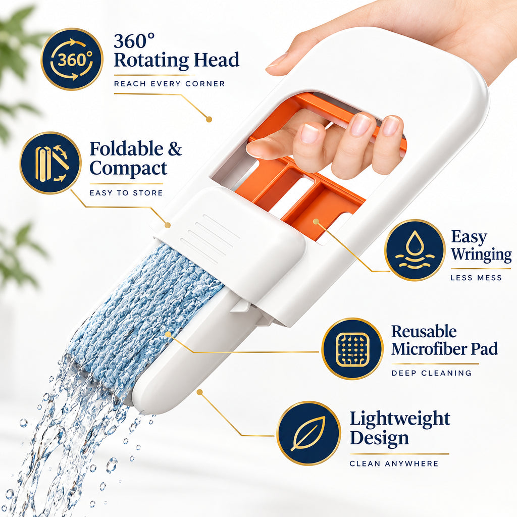 Mini Foldable Desktop Mop