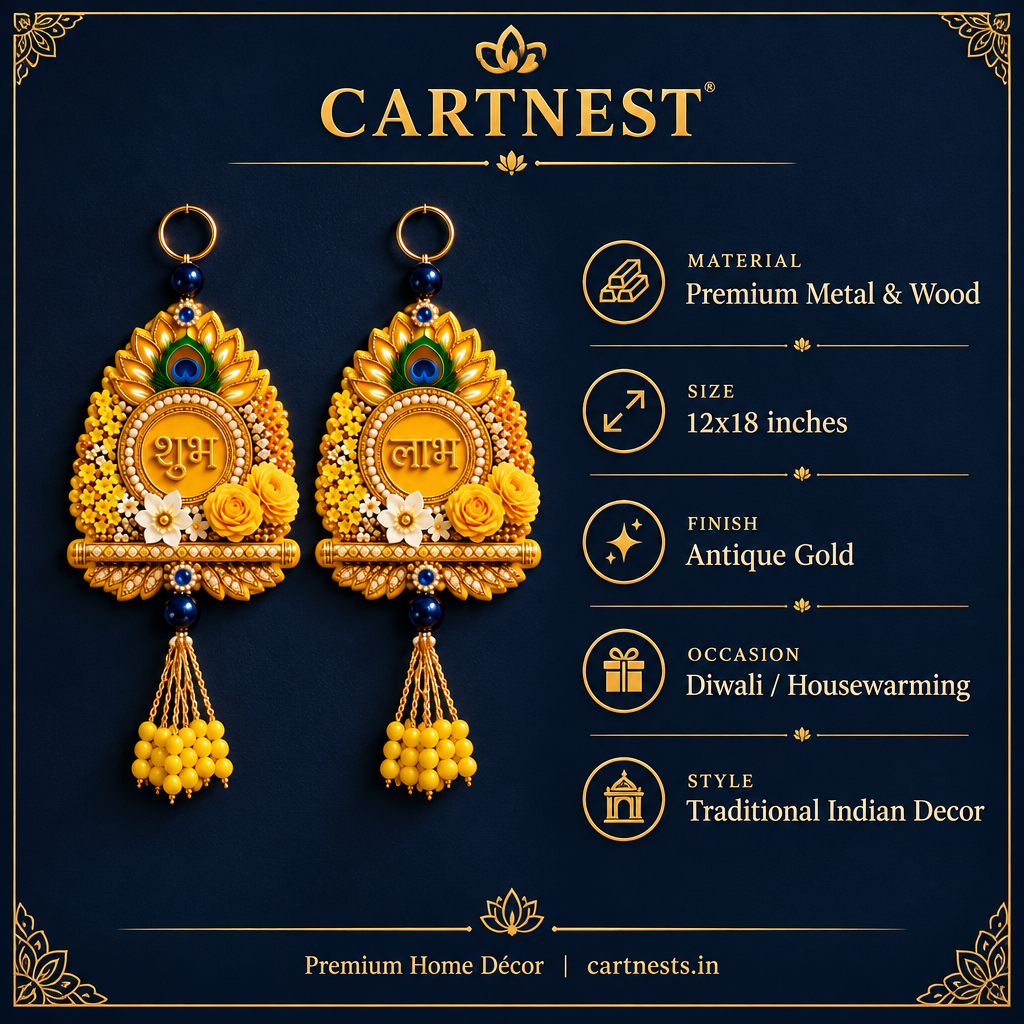CARTNEST Shubh Labh Diwali Wall Hanging for Home