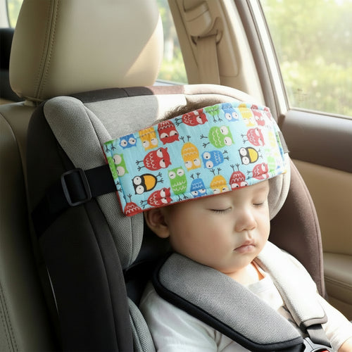 Adjustable Baby Car Seat Head Support Strap (1 Pc)