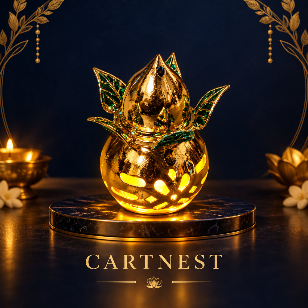 Golden Color Coconut LED Kalasam