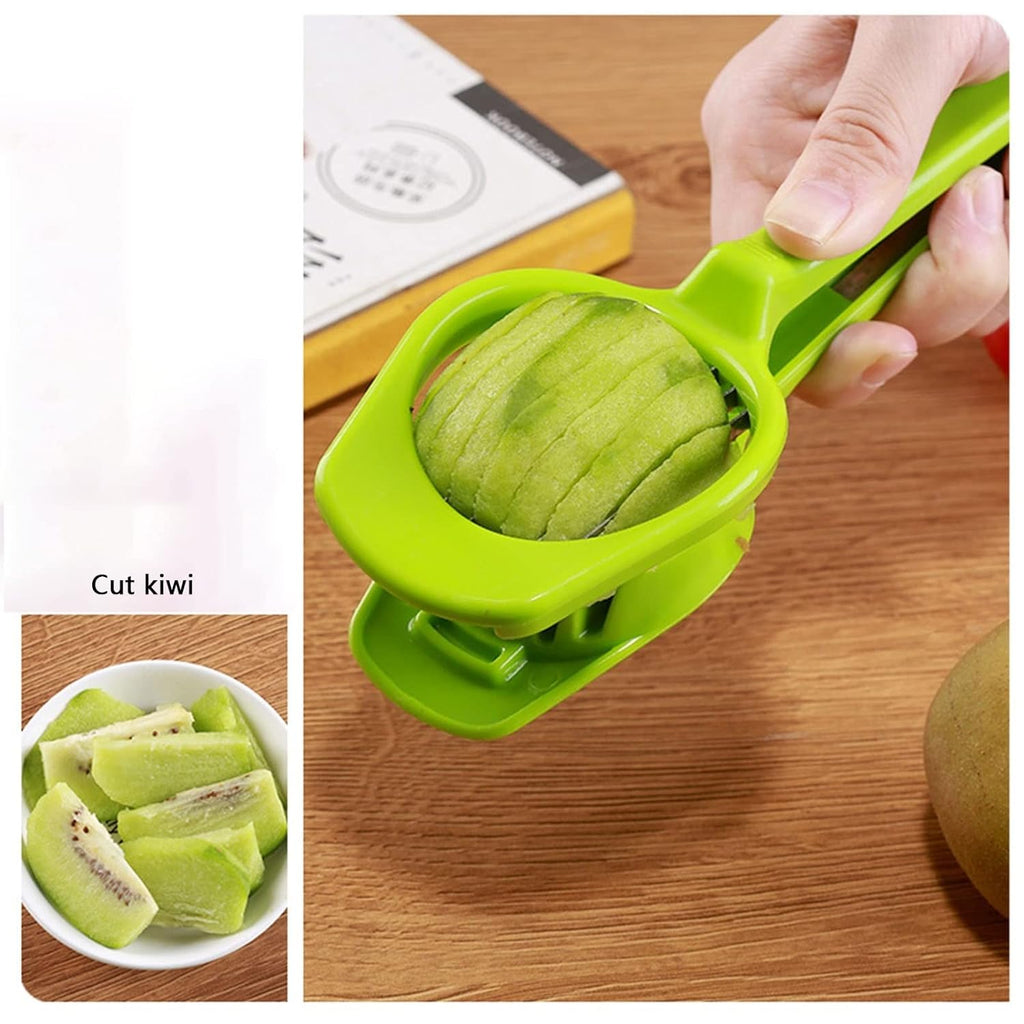 5970 Multipurpose Slicer With Seven Blades Egg Slicers Stainless Slicer Strawberry Tomato Kiwi Fruit Cutter Divider Separator