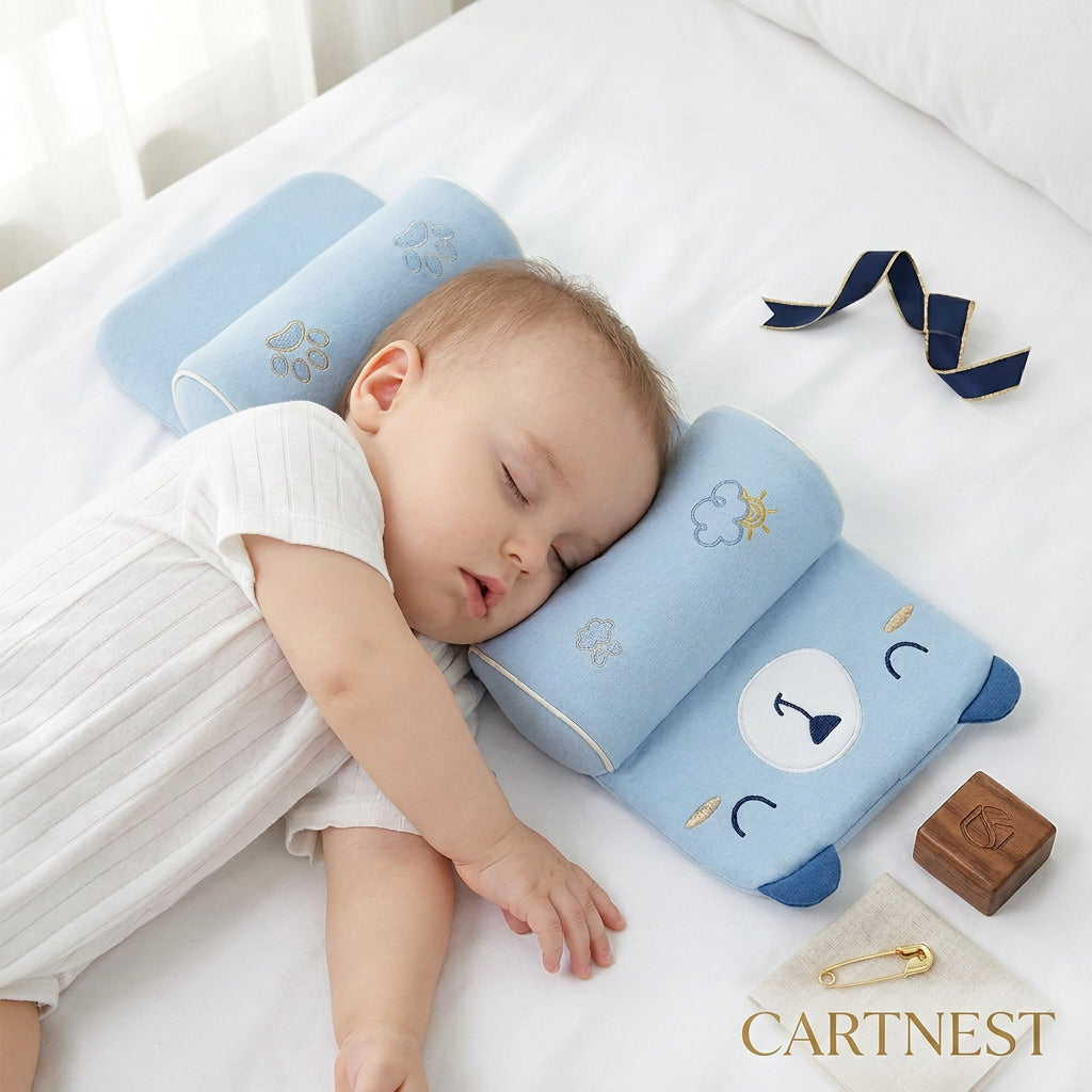 Baby Shaping Head Support Pillow - Assorted Colour