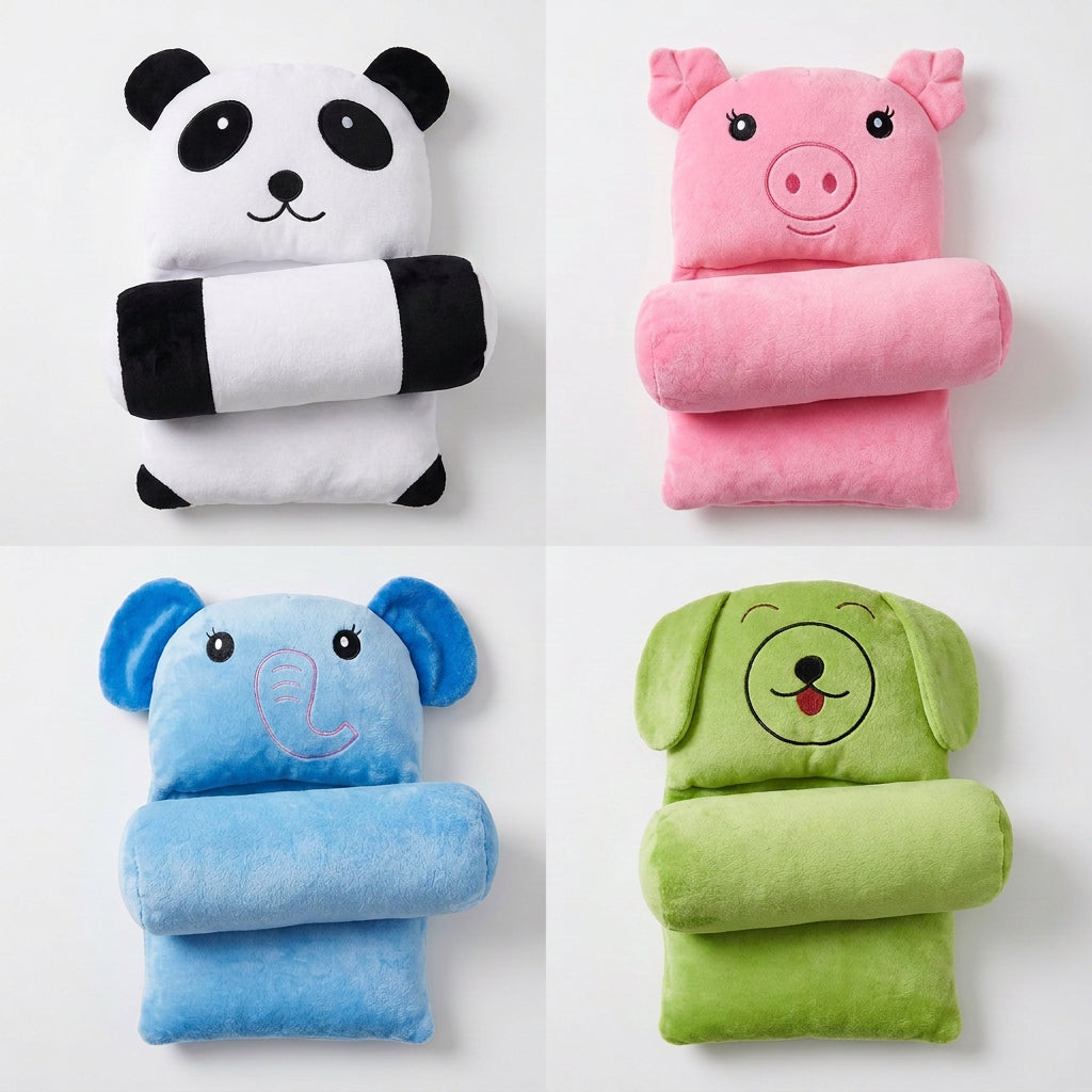 Baby Shaping Head Support Pillow - Assorted Colour