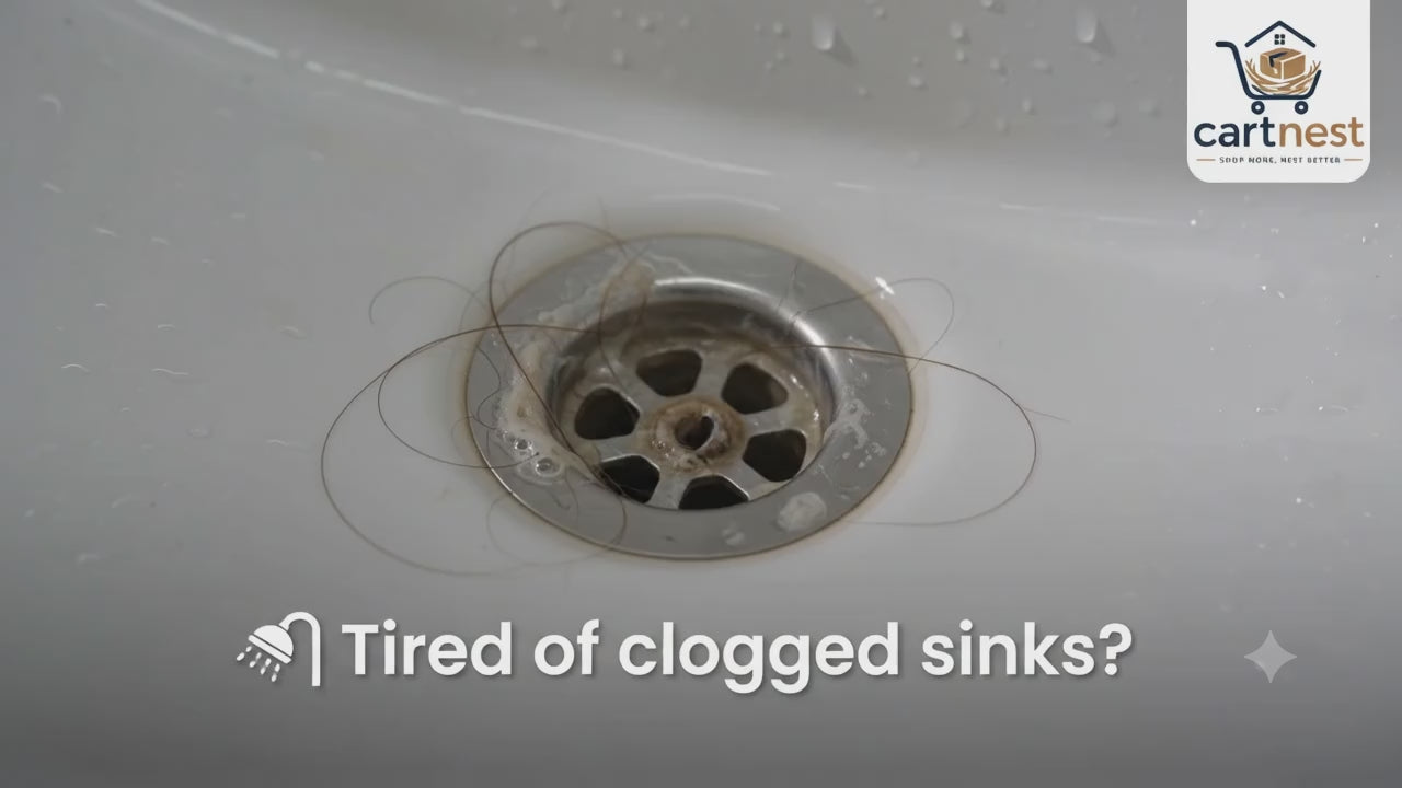 Sink Hair Filter – Removable Stainless Steel Drain Stopper Plug