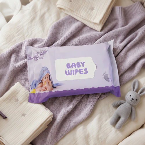 Travel Fresh Baby Wet Wipes Pack Gentle Soft Cleansing For Babies (1 Pack)
